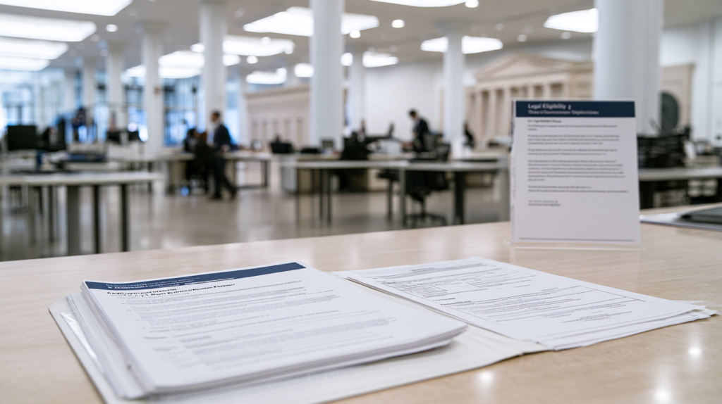 Employment documents representing eligibility and background review requirements for Nevada government jobs.