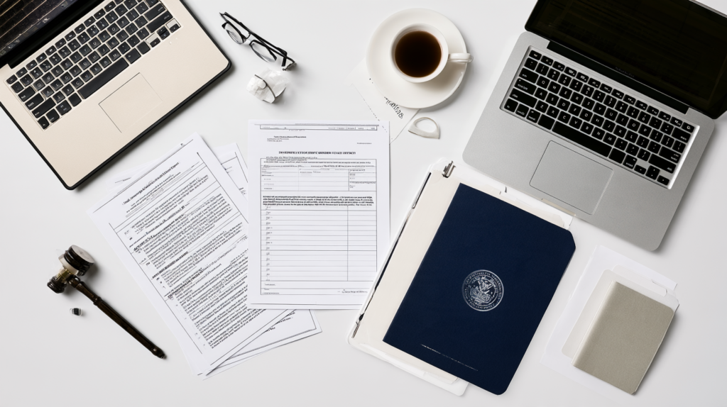 Background check documents and identification records representing a Nevada criminal record mistakenly linked to the wrong person.